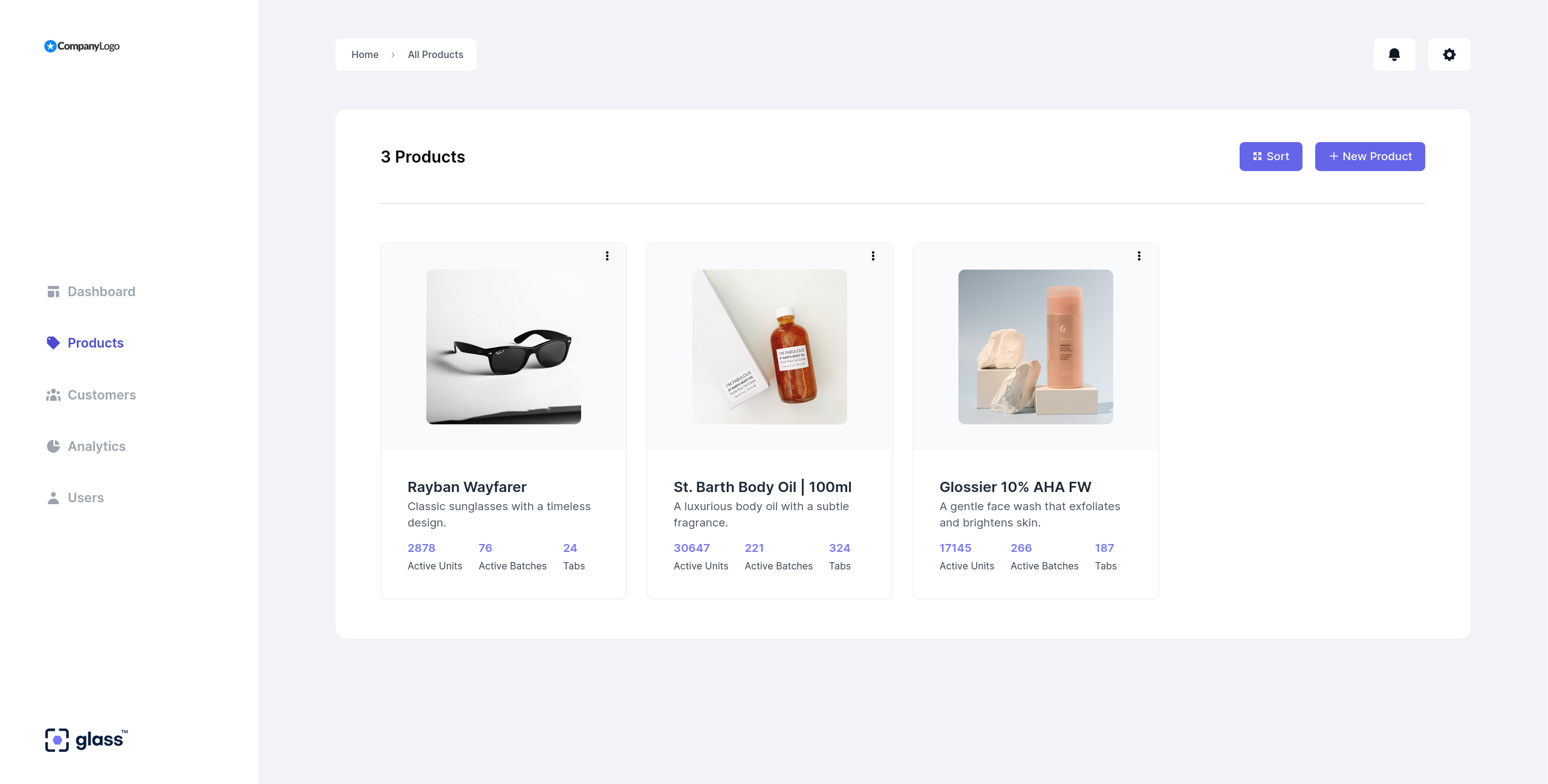 List products under your brand